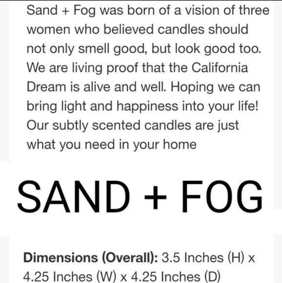 NEW Sand + Fog Two-Wick Honeysuckle Candle - Picture 10 of 16